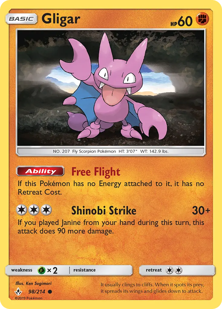 Gligar - UNB-98/234 - Alliance Infaillible