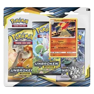 Unbroken Bonds: Typhlosion 3-Pack Blister