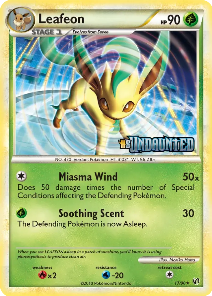 Leafeon - HGSS3-UD 17/91 - Indomptable