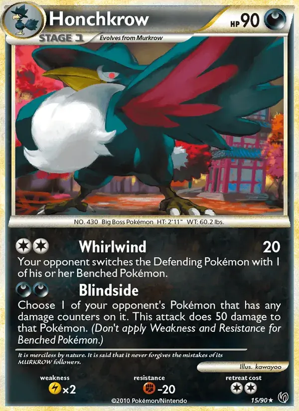 Honchkrow - 15/91 - Undaunted