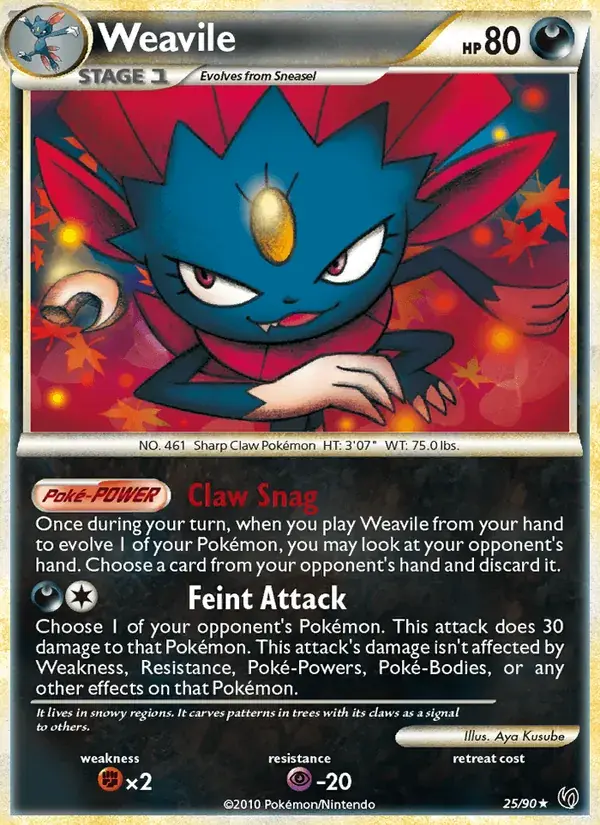 Weavile - 25/91 - Undaunted