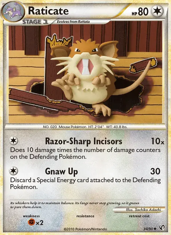 Raticate - 34/91 - Undaunted