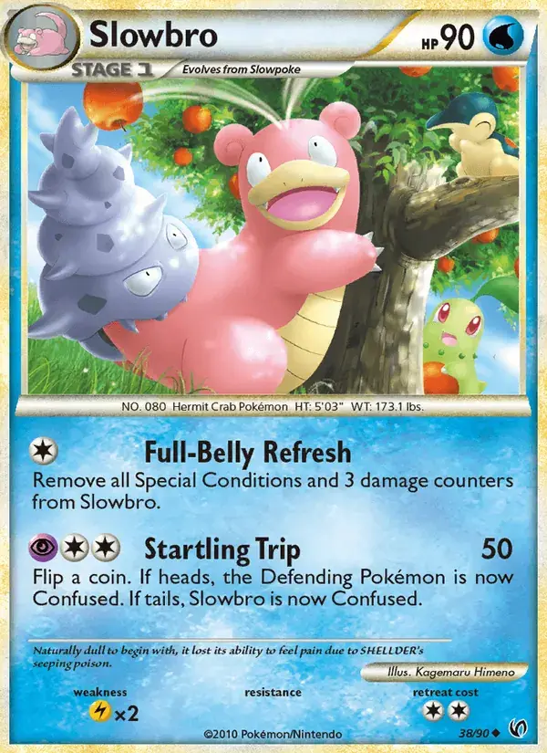 Slowbro - 38/91 - Undaunted