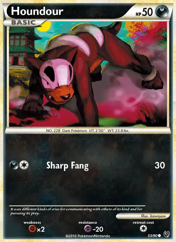 Houndour - 53/91 - Undaunted