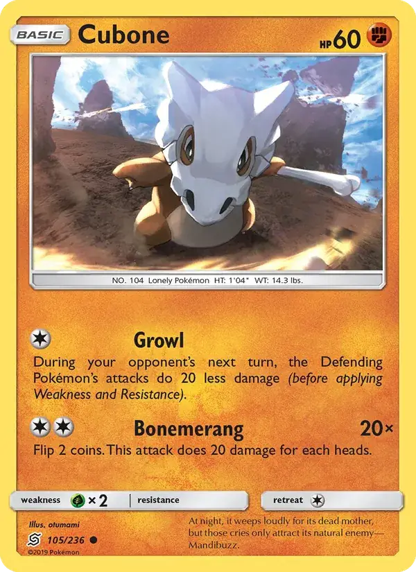 Cubone - 105/258 - Unified Minds
