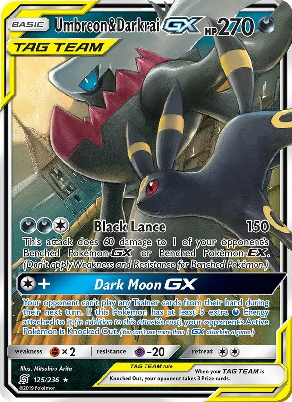 Umbreon & Darkrai GX - 125/258 - Unified Minds