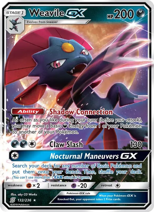 Weavile GX - 132/258 - Unified Minds