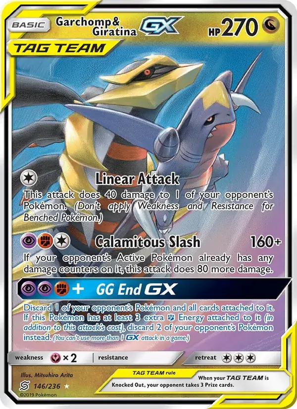 Garchomp & Giratina GX - 146/258 - Unified Minds