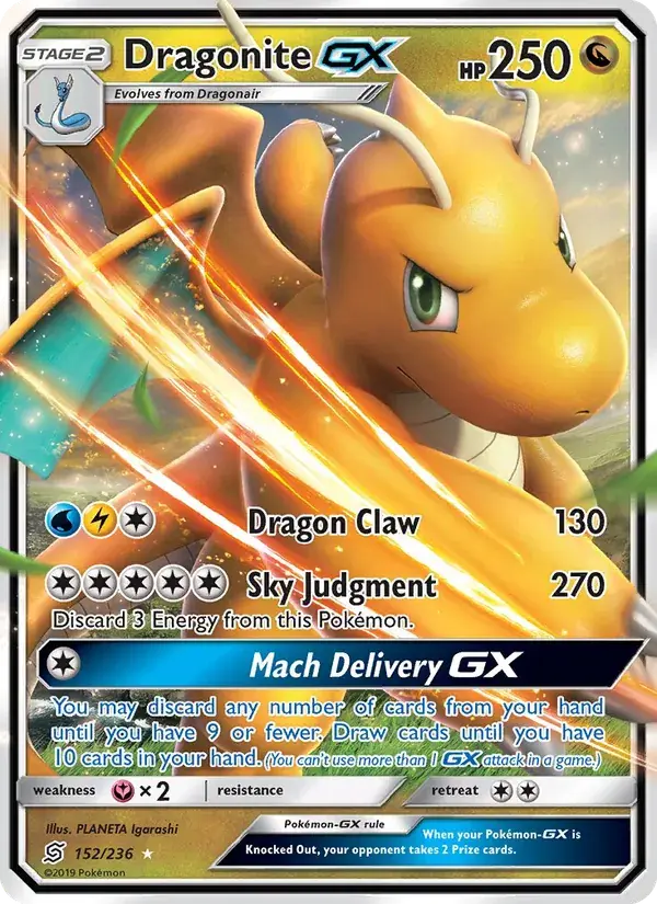 Dragonite GX - 152/258 - Unified Minds