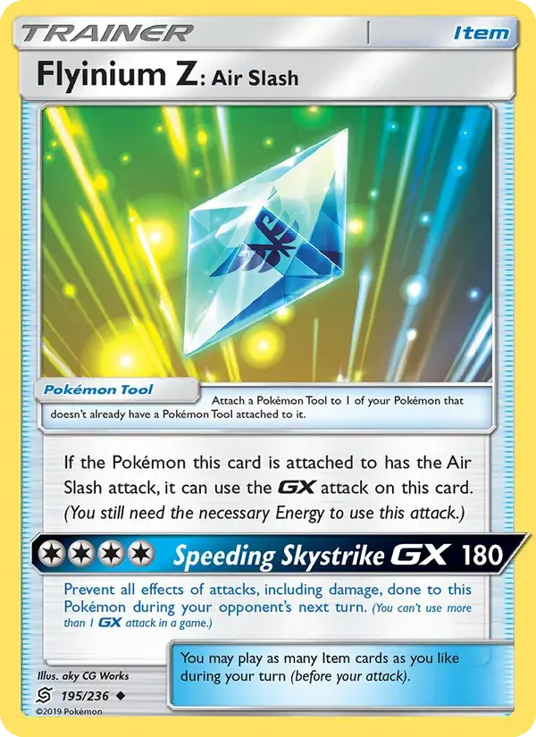 Flyinium Z: Air Slash - 195/258 - Unified Minds