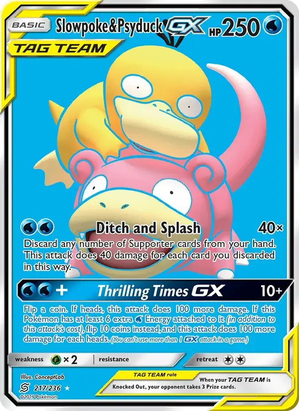 Slowpoke & Psyduck GX - 217/258 - Unified Minds