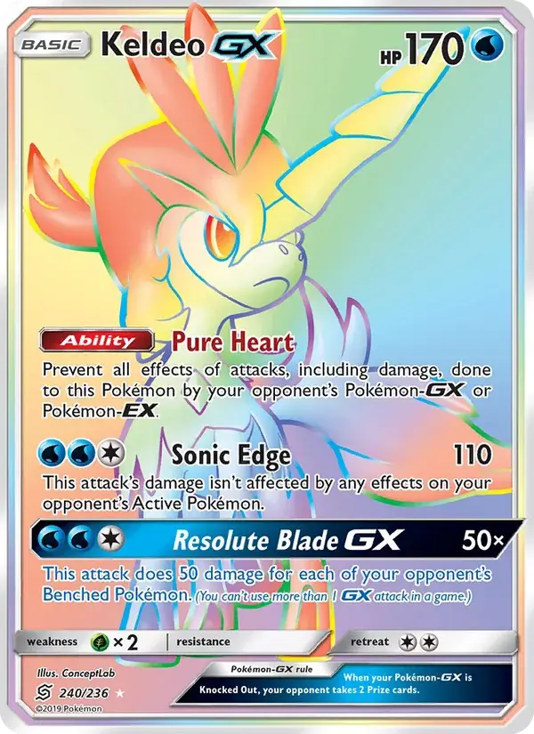 Keldeo GX - 240/258 - Unified Minds
