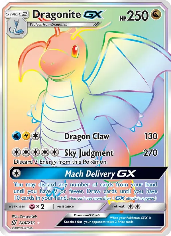 Dragonite GX - 248/258 - Unified Minds