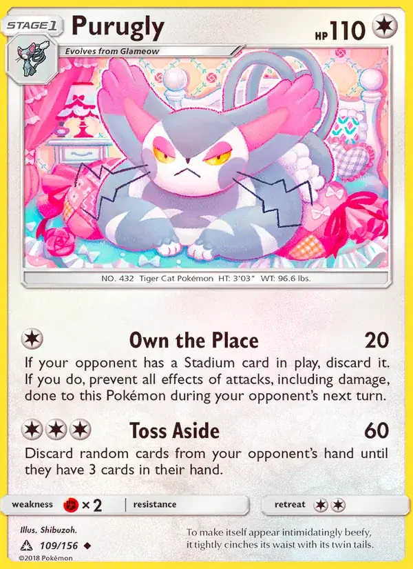 Purugly - 109/173 - Ultra Prism