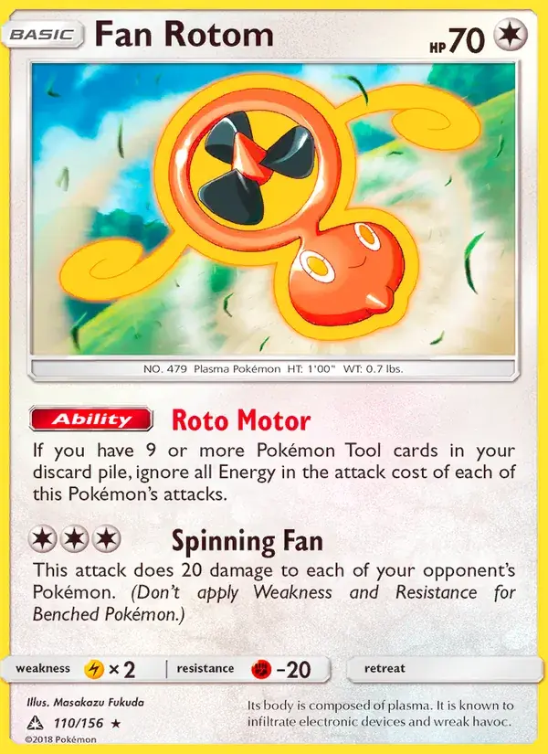 Fan Rotom - 110/173 - Ultra Prism