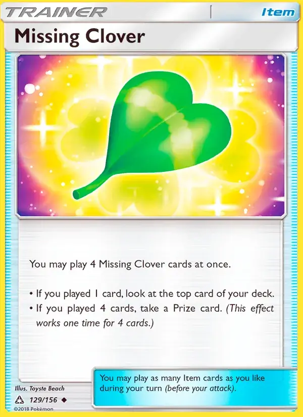 Missing Clover - 129/173 - Ultra Prism