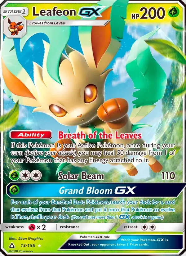 Leafeon GX - 13/173 - Ultra Prism