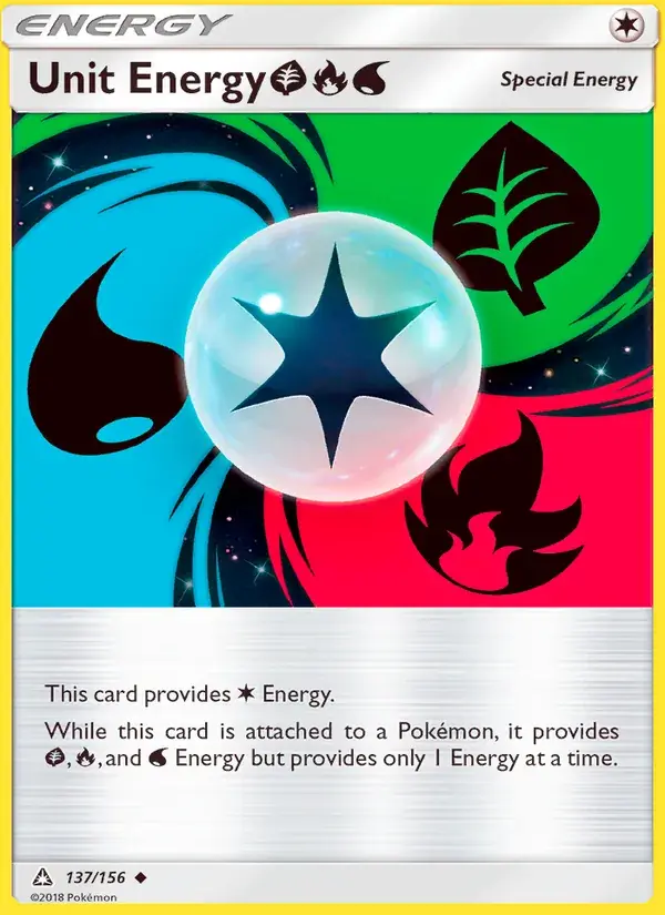 Unit Energy GrassFireWater - 137/173 - Ultra Prism