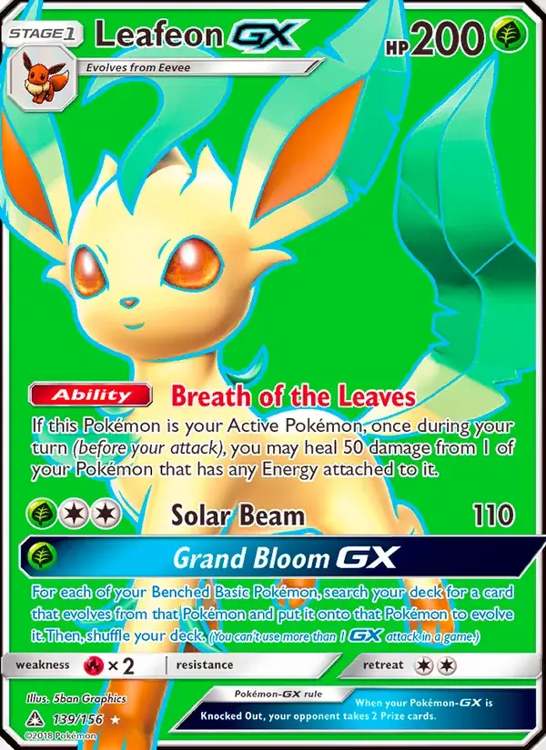 Leafeon GX - 139/173 - Ultra Prism