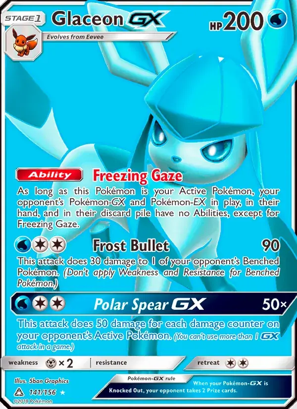 Glaceon GX - 141/173 - Ultra Prism