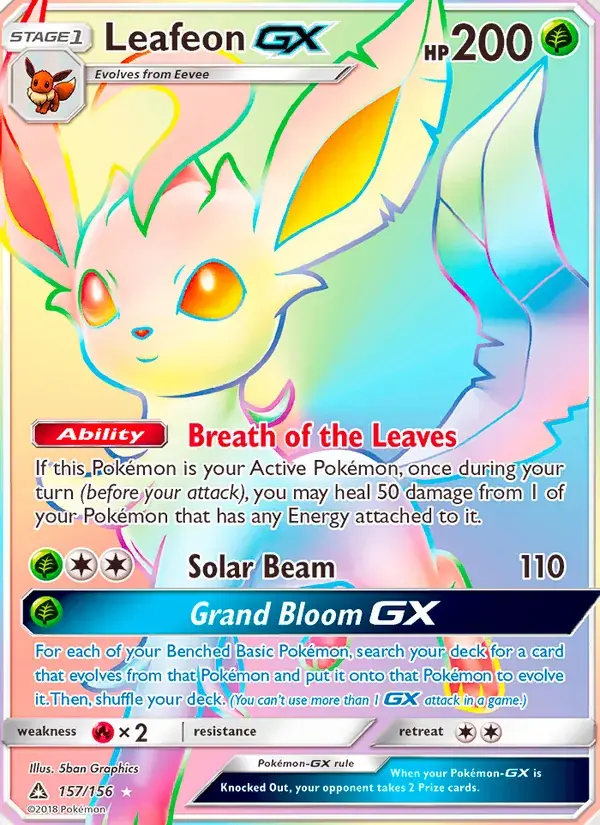 Leafeon GX - 157/173 - Ultra Prism