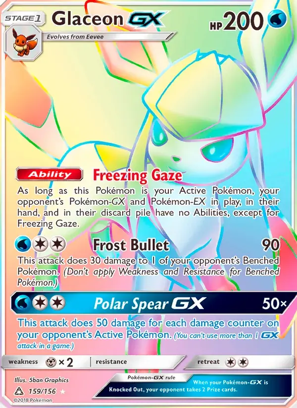 Glaceon GX - 159/173 - Ultra Prism