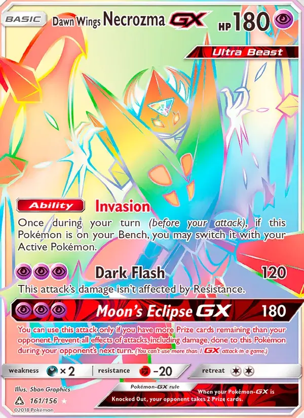 Dawn Wings Necrozma GX - 161/173 - Ultra Prism