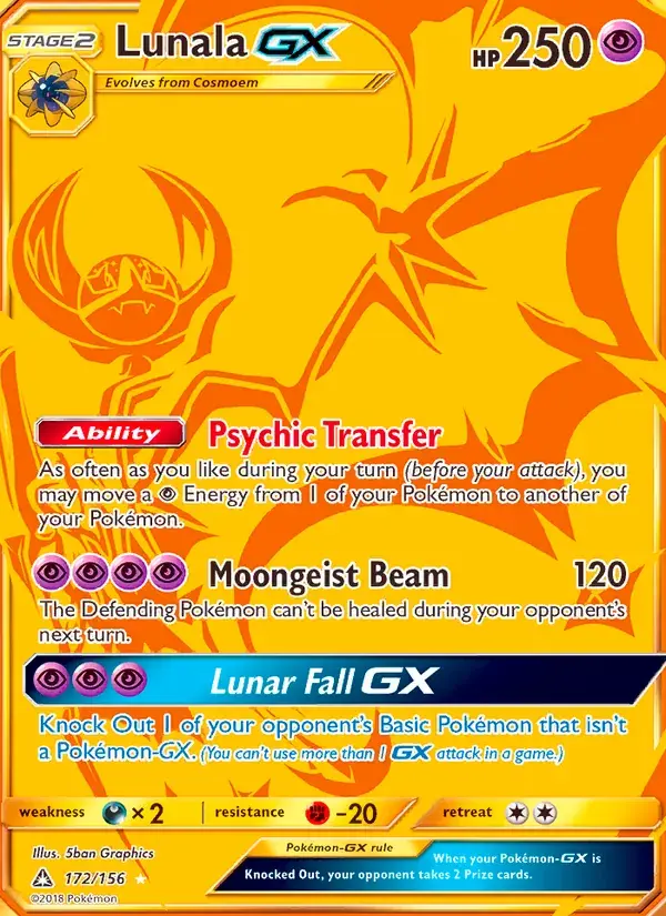 Lunala GX - 172/173 - Ultra Prism