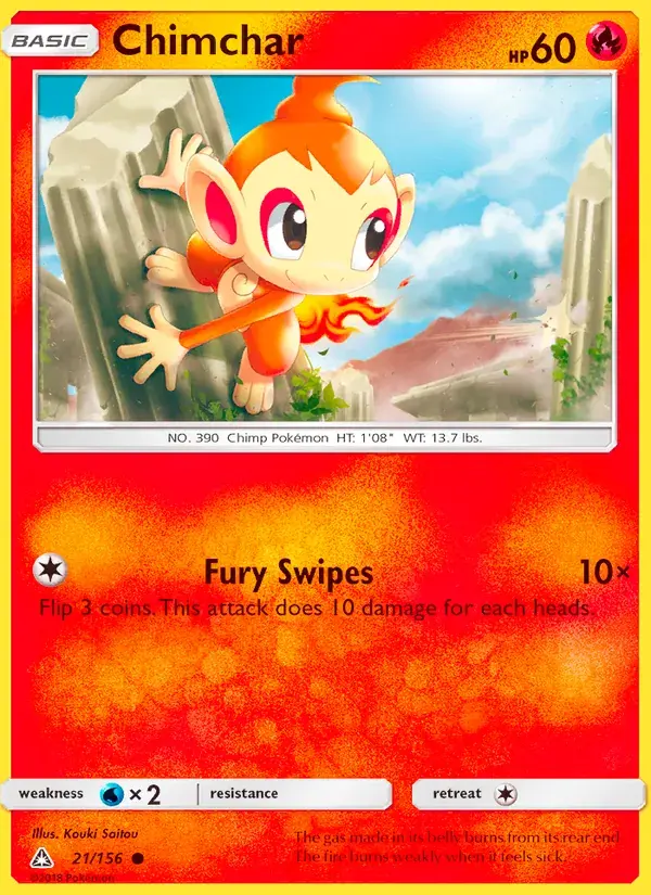 Chimchar - 21/173 - Ultra Prism