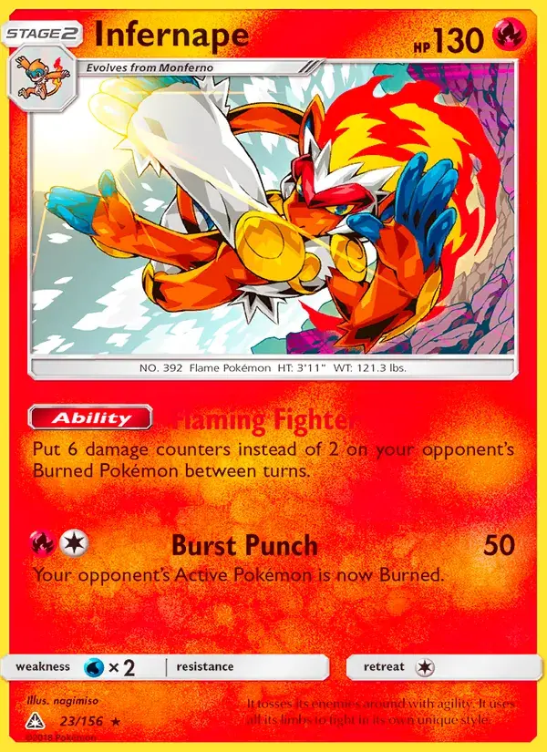 Infernape - 23/173 - Ultra Prism