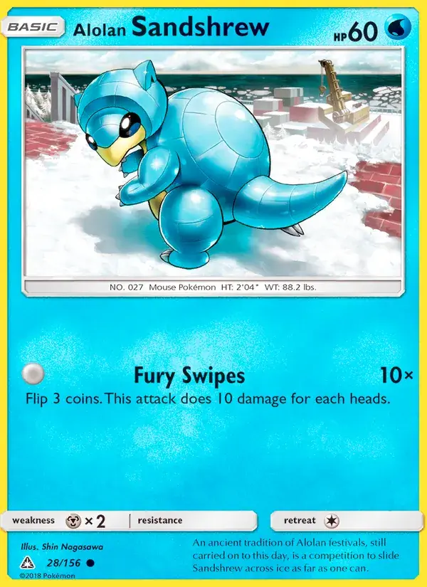 Alolan Sandshrew - 28/173 - Ultra Prism