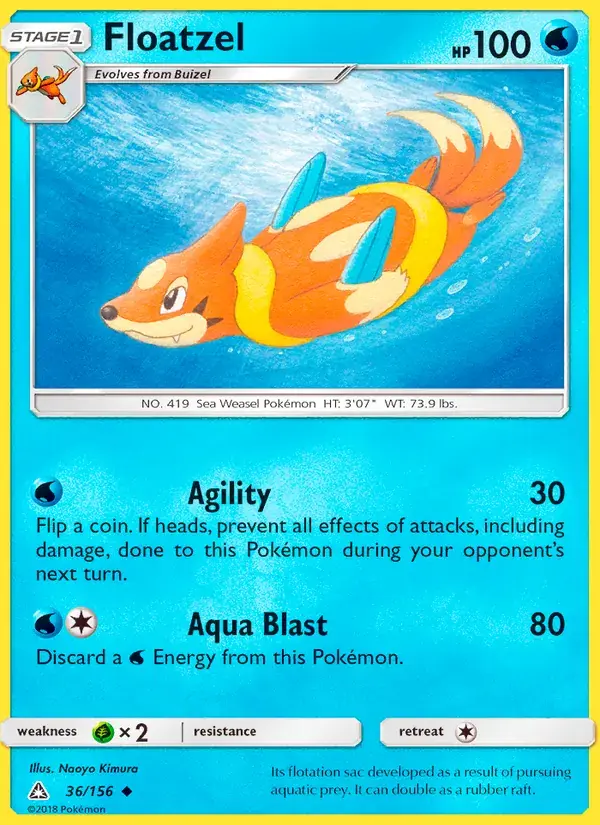 Floatzel - 36/173 - Ultra Prism