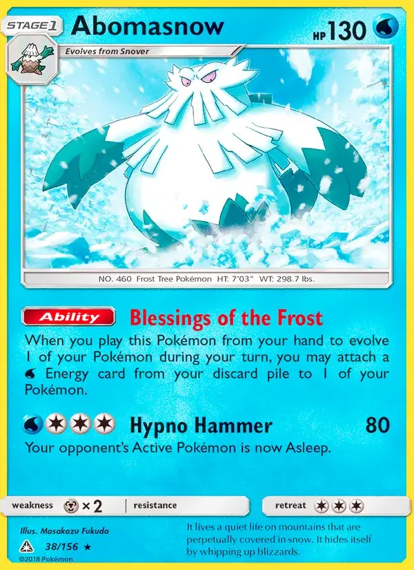 Abomasnow - 38/173 - Ultra Prism