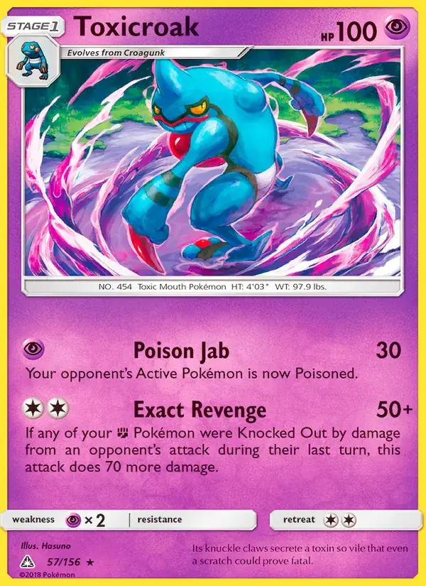 Toxicroak - 57/173 - Ultra Prism