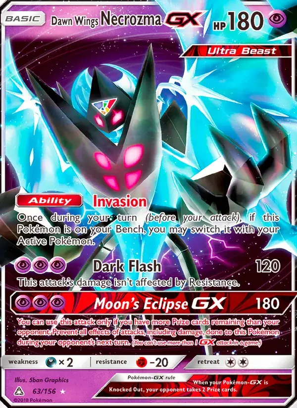 Dawn Wings Necrozma GX - 63/173 - Ultra Prism