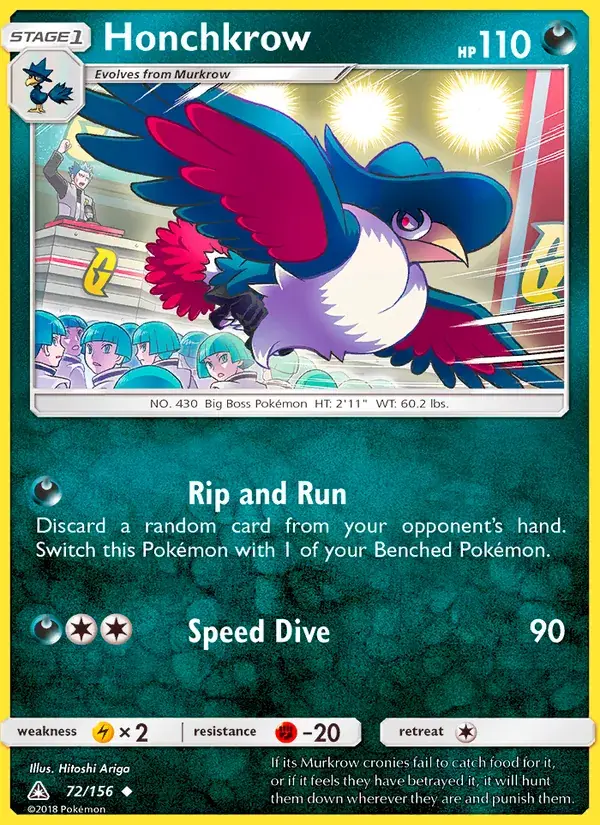 Honchkrow - 72/173 - Ultra Prism