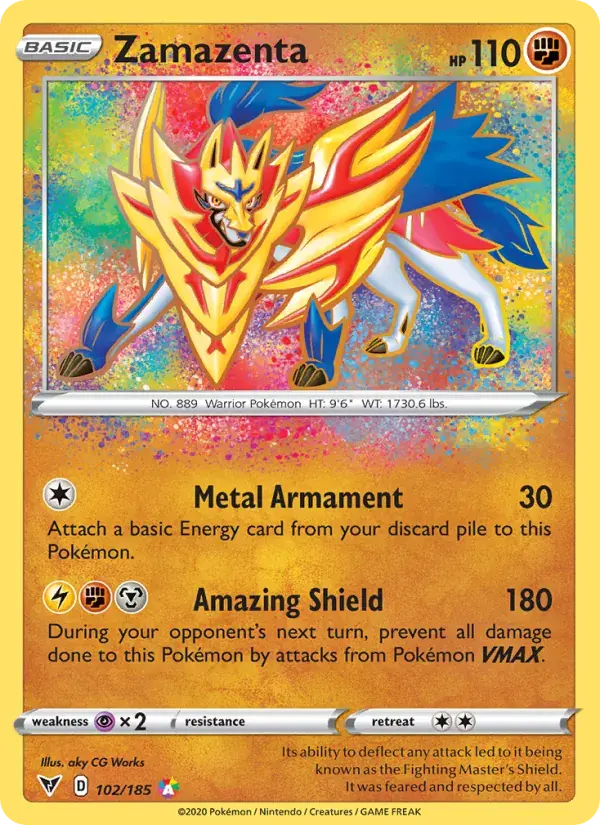 Zamazenta - 102/203 - Vivid Voltage