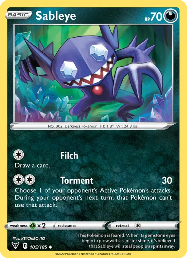 Sableye - 105/203 - Vivid Voltage