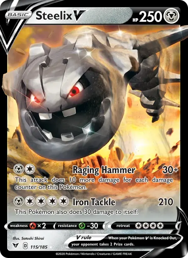 Steelix V - 115/203 - Vivid Voltage