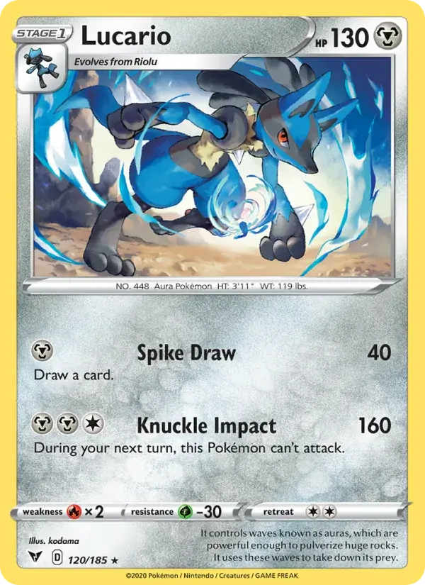 Lucario - 120/203 - Vivid Voltage