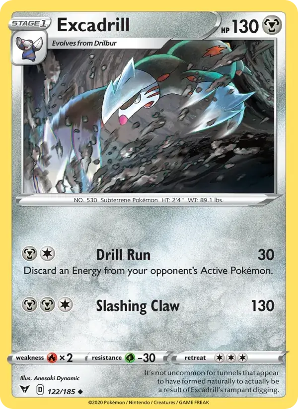 Excadrill - 122/203 - Vivid Voltage