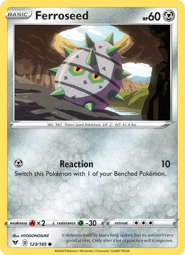 Ferroseed - 123/203 - Vivid Voltage