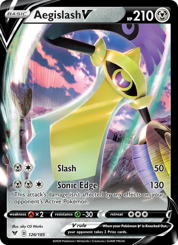 Aegislash V - 126/203 - Vivid Voltage