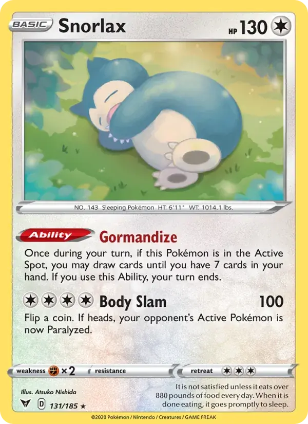 Snorlax - 131/203 - Vivid Voltage