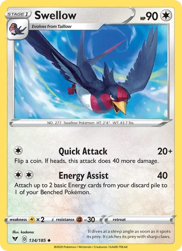Swellow - 134/203 - Vivid Voltage