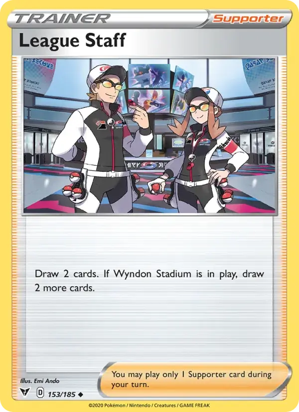 League Staff - 153/203 - Vivid Voltage