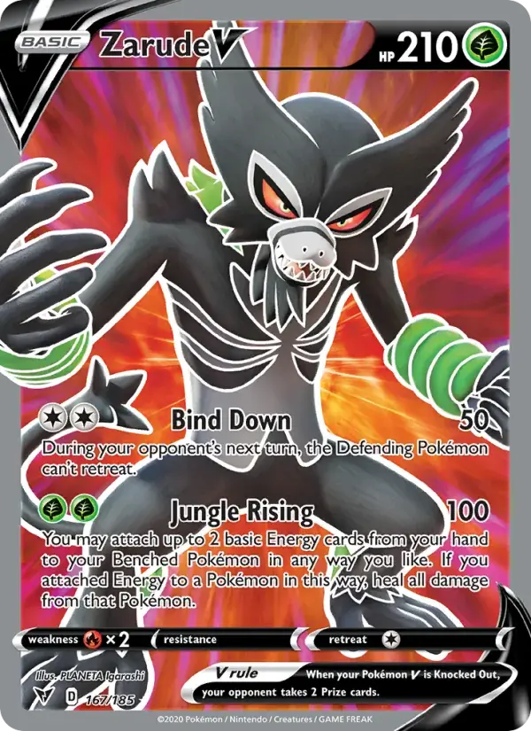 Zarude V - 167/203 - Vivid Voltage
