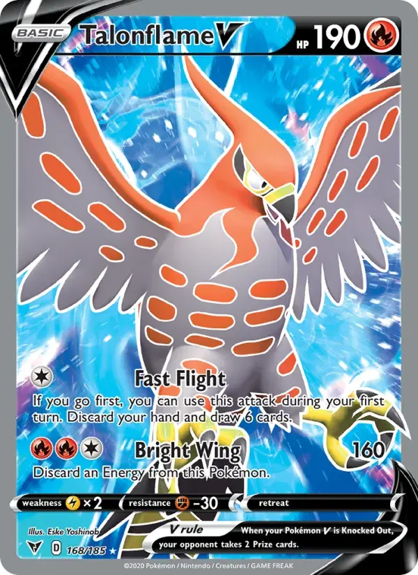 Talonflame V - 168/203 - Vivid Voltage