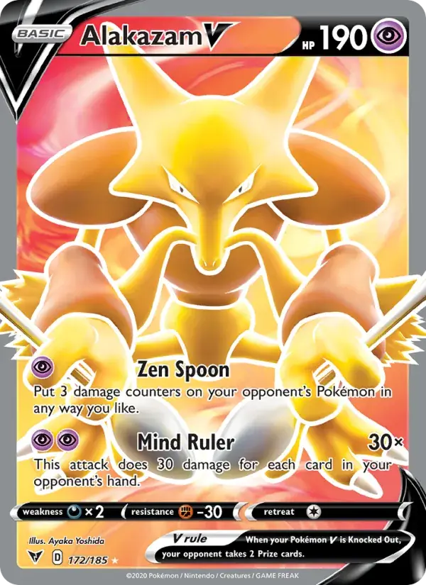 Alakazam V - 172/203 - Vivid Voltage