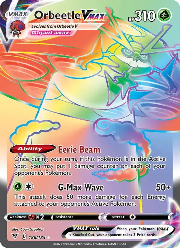 Orbeetle VMAX - 186/203 - Vivid Voltage